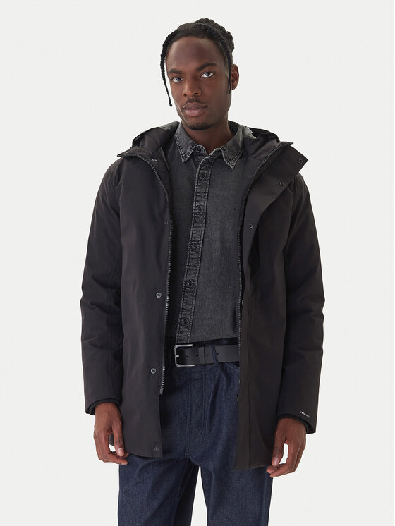 Jack & Jones Зимно яке Keen 12278782 Черен Regular Fit цвят на ниска цена