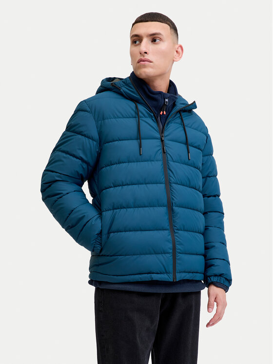 Jack & Jones Зимно яке Point 12285924 Син Regular Fit цвят на ниска цена