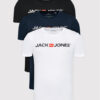 Jack & Jones Комплект тениски Corp Logo 12191330 Цветен Slim Fit цвят на ниска цена