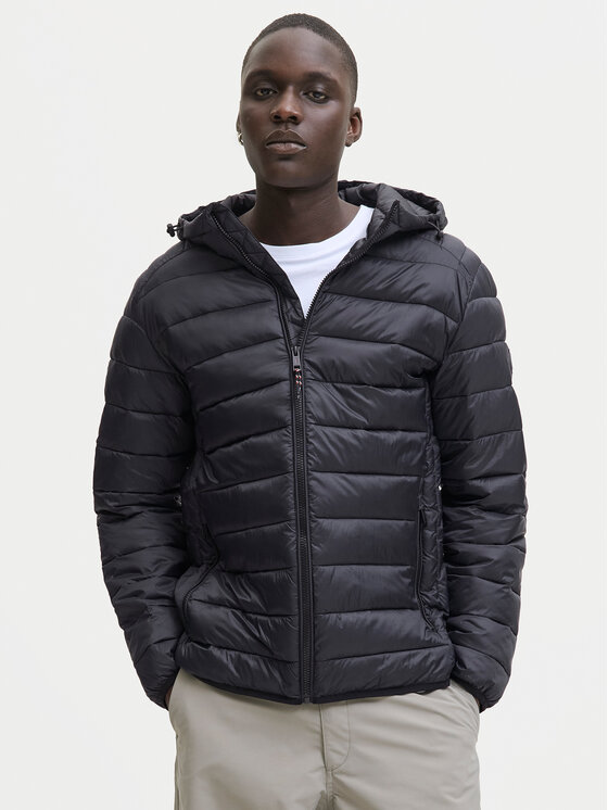 Jack & Jones Преходно яке Bradley 12280970 Черен Regular Fit цвят на ниска цена