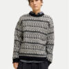Jack & Jones Пуловер Blumax 12286244 Черен Relaxed Fit цвят на ниска цена