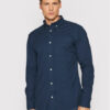 Jack & Jones Риза Brook Oxford 12192150 Тъмносин Slim Fit цвят на ниска цена