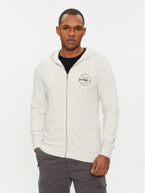 Jack & Jones Суитшърт Forest 12249238 Сив Standard Fit цвят на ниска цена