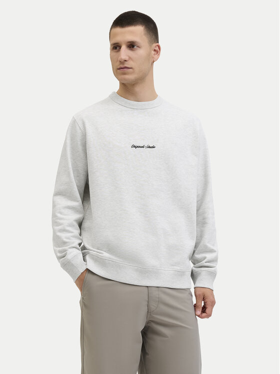 Jack & Jones Суитшърт Norrebro 12282893 Сив Relaxed Fit цвят на ниска цена