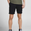 Jack & Jones Шорти от плат Dave 12182549 Черен Regular Fit цвят на ниска цена