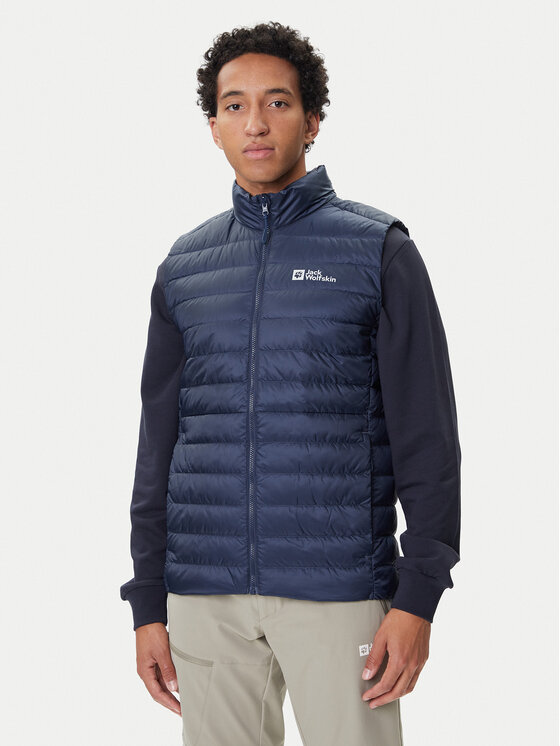 Jack Wolfskin Елек Pilvi 1207711 Тъмносин Regular Fit цвят на ниска цена