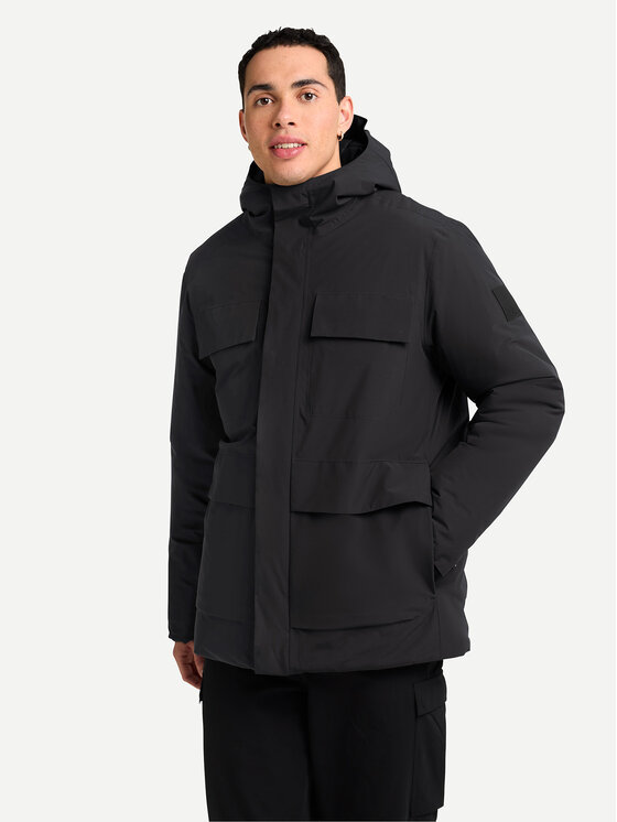 Jack Wolfskin Зимно яке Brandenburger A65047 Черен Regular Fit цвят на ниска цена