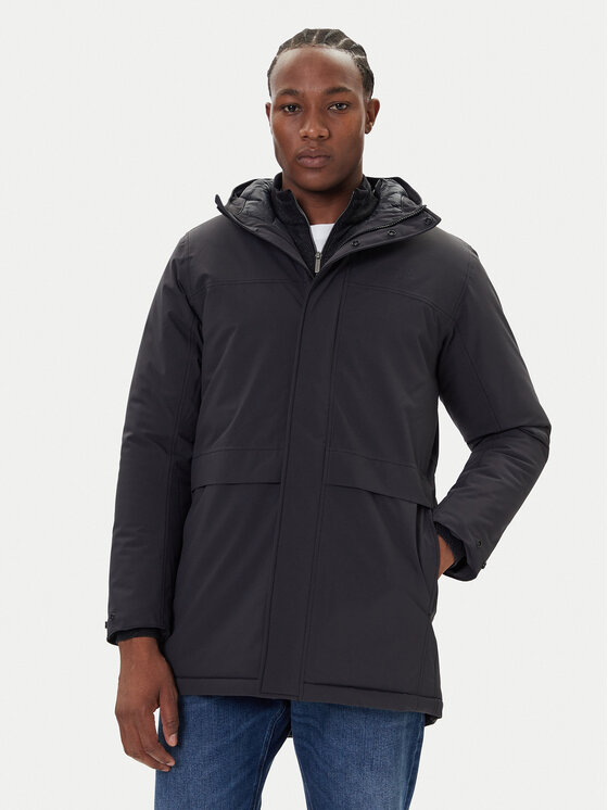 Jack Wolfskin Зимно яке Cold Camp A65022 Черен Regular Fit цвят на ниска цена