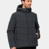 Jack Wolfskin Зимно яке Karolinger Jkt 1207831 Черен Regular Fit цвят на ниска цена