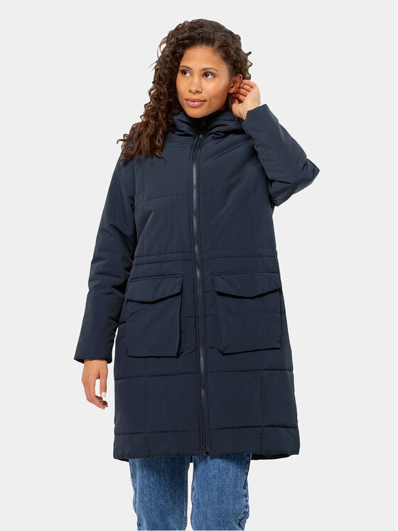 Jack Wolfskin Зимно яке White Frost 1207361 Тъмносин Regular Fit цвят на ниска цена