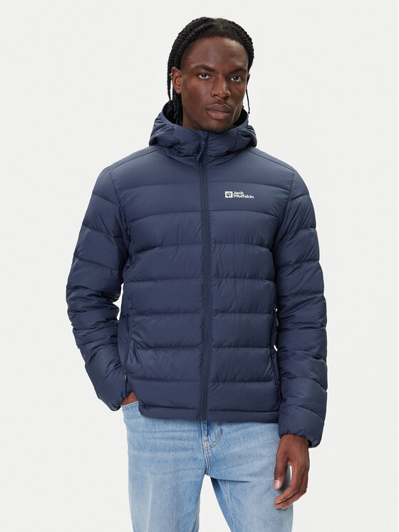 Jack Wolfskin Пухено яке Ather Down 1207671 Тъмносин Regular Fit цвят на ниска цена
