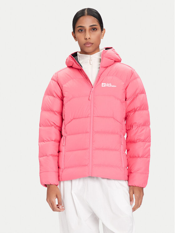 Jack Wolfskin Пухено яке Ather Down A60330 Розов Regular Fit цвят на ниска цена