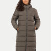 Jack Wolfskin Пухено яке Frozen Palace Coat 1204133 Кафяв Regular Fit цвят на ниска цена