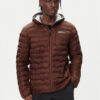 Jack Wolfskin Пухено яке Passamani A61831 Кафяв Regular Fit цвят на ниска цена