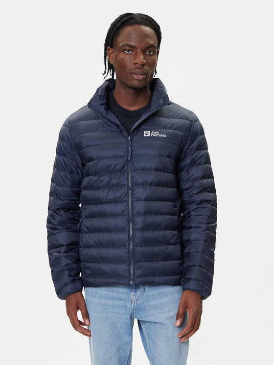 Jack Wolfskin Пухено яке Pilvi Down 1207701 Тъмносин Regular Fit цвят на ниска цена