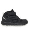 Jack Wolfskin Туристически Woodland 2 Texapore Mid Vc A64865 Черен цвят на ниска цена