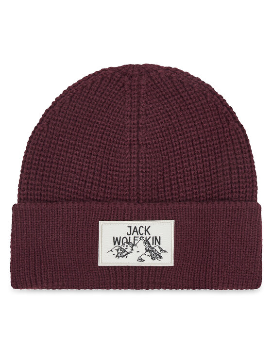 Jack Wolfskin Шапка Badge A61610 Виолетов цвят на ниска цена