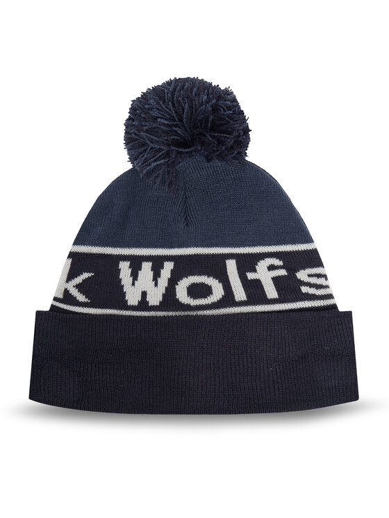 Jack Wolfskin Шапка Jack A65240 Тъмносин цвят на ниска цена