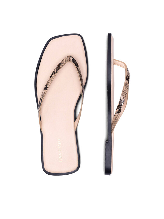 Jenny Fairy Джапанки WYL0710-5 Бежов цвят на ниска цена