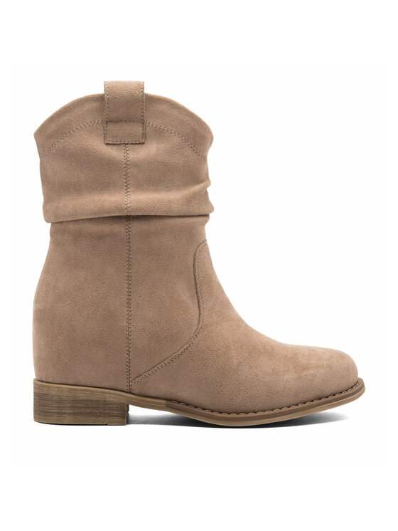 Jenny Fairy Каубойски обувки LORA WS5052-03 Бежов цвят на ниска цена