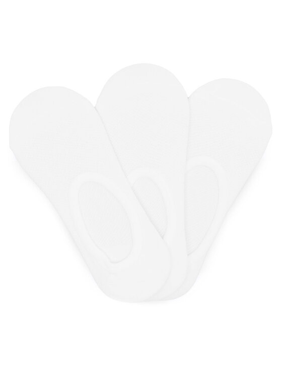 Jenny Fairy Чорапи тип терлици 4WB-001-SS24 (3-pack) 2 Бял цвят на ниска цена