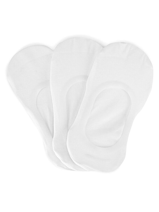 Jenny Fairy Чорапи тип терлици AS-LCN-001-AW24 (3-PACK) Бял цвят на ниска цена