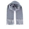 Jenny Fairy Шал 4W4-011-AW24 Сив цвят на ниска цена