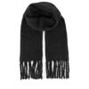 Jenny Fairy Шал 4W4-011-AW24 Черен цвят на ниска цена