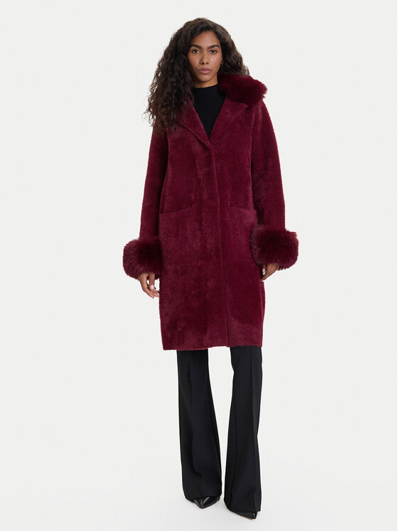 Joseph Ribkoff Зимно палто 243923F25 Бордо цвят на ниска цена