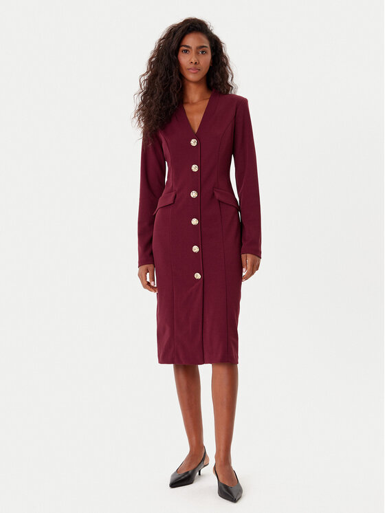 Joseph Ribkoff Коктейлна рокля 253072 Бордо Regular Fit цвят на ниска цена