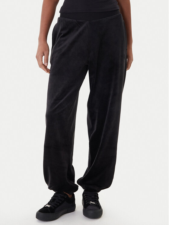 Juicy Couture Долнище анцуг Davidson JCBBJ224811 Черен Regular Fit цвят на ниска цена