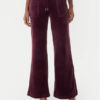 Juicy Couture Долнище анцуг Layla JCSEBJ001 Бордо Flared Leg цвят на ниска цена