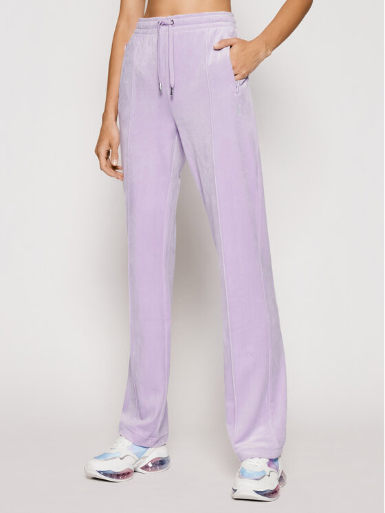 Juicy Couture Долнище анцуг Tina JCAPW045 Виолетов Regular Fit цвят на ниска цена