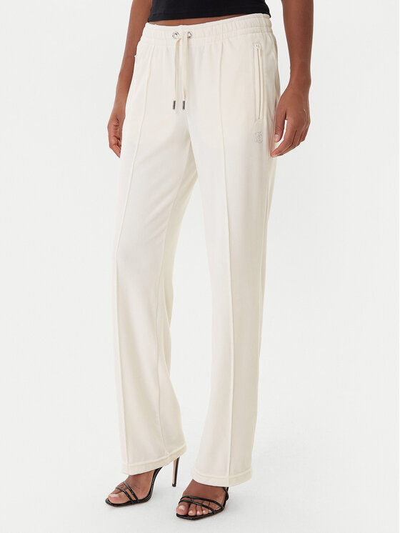 Juicy Couture Долнище анцуг Tina JCWBJ225307 Бежов Regular Fit цвят на ниска цена