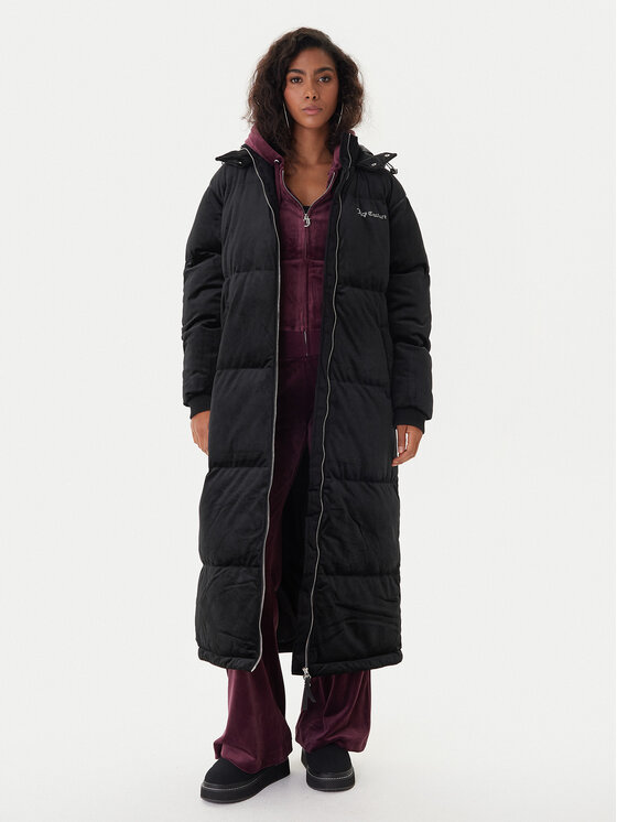 Juicy Couture Зимно яке Century JCOIJ225552 Черен Relaxed Fit цвят на ниска цена