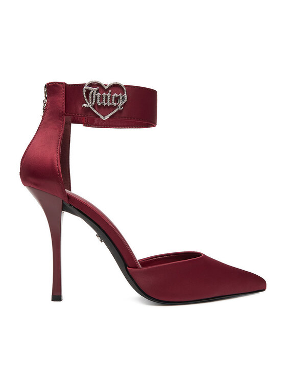 Juicy Couture Обувки на ток EO-LH24018-2A Бордо цвят на ниска цена