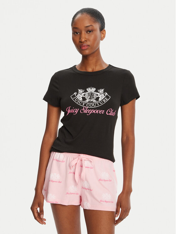 Juicy Couture Пижама Sleepover Club JCLPJ225501 Розов Regular Fit цвят на ниска цена