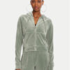 Juicy Couture Суитшърт Madison JCWA122001 Зелен Slim Fit цвят на ниска цена
