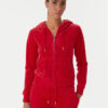Juicy Couture Суитшърт Robertson JCAP176 Червен Slim Fit цвят на ниска цена
