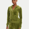 Juicy Couture Суитшърт Robertson JCAP176G Зелен Slim Fit цвят на ниска цена