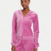 Juicy Couture Суитшърт Robyn JCSEBJ007G Розов Slim Fit цвят на ниска цена