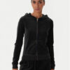 Juicy Couture Суитшърт Robyn JCSEBJ007G Черен Slim Fit цвят на ниска цена