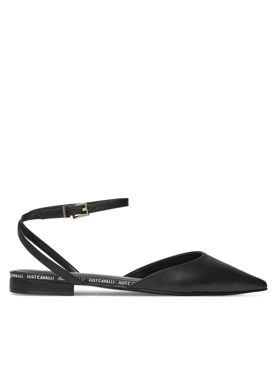 Just Cavalli Балеринки 78RA3S72 ZPA33 Черен цвят на ниска цена