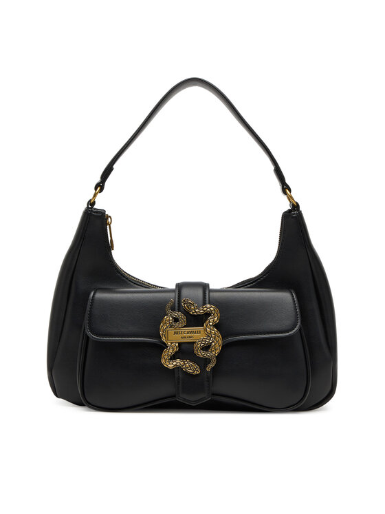 Just Cavalli Дамска чанта 79RA4BA4 ZSA89 Черен цвят на ниска цена