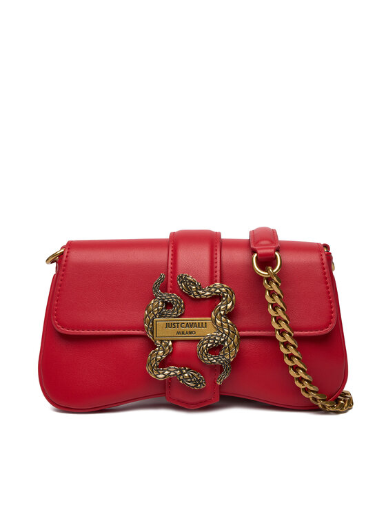 Just Cavalli Дамска чанта 79RA4BA7 ZSA89 Червен цвят на ниска цена