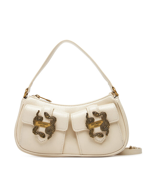 Just Cavalli Дамска чанта 79RA4BX1 ZS969 Екрю цвят на ниска цена