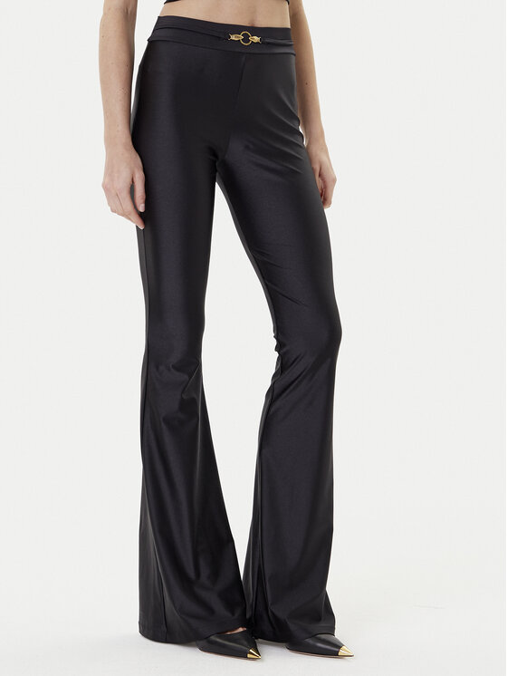 Just Cavalli Клин 78PAC101 Черен Slim Fit цвят на ниска цена