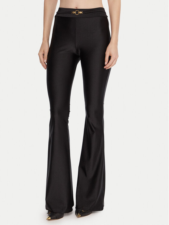 Just Cavalli Клин 79PAC1C1 J0108 Черен Flare Fit цвят на ниска цена