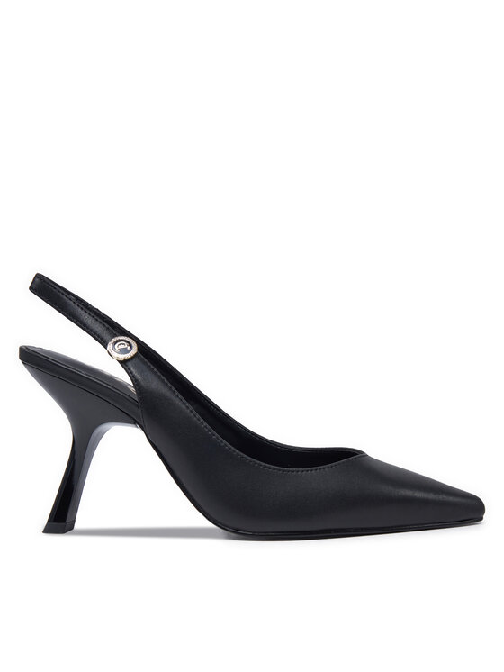 Just Cavalli Обувки на ток 77RA3S15 Черен цвят на ниска цена