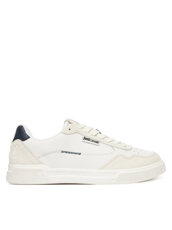 Just Cavalli Сникърси 79QA3SB2 ZPB51 Бял цвят на ниска цена